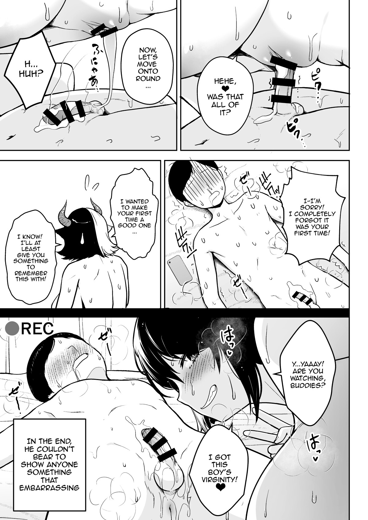 Hentai Manga Comic-It's Your Fault for Having Such Big Boobs, Ma'am! 6 Plus-Read-32